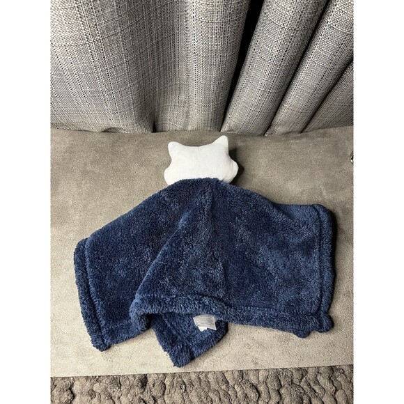 Chick Pea Raccoon Blue Gray Plush Sherpa Fleece Lovey Security Blanket Baby Toy - Picture 6 of 8